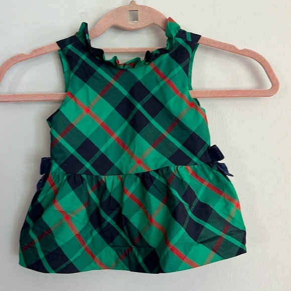 Janie & Jack Plaid Peplum Top​​ - Picture 3 of 6